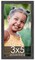 Photo Size Shabby Chic Black Picture Frame - UV Acrylic, Foam Board Backing, Hanging Hardware